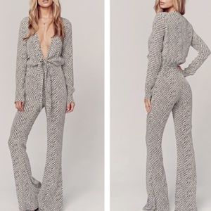 NWOT Stone Cold Fox Stardust jumpsuit / flared jumpsuit / disco jumpsuit